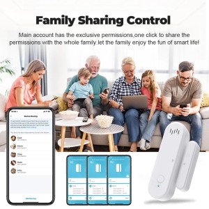 Tuya WiFi Door Window Security Sensor with Sound Alarm Robotics Bangladesh