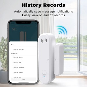Tuya WiFi Door Window Security Sensor with Sound Alarm Robotics Bangladesh