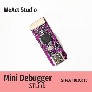 WeAct Studio Mini Debugger – STLink (SWD / SWO / NRST / USB-UART) Robotics Bangladesh