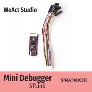 WeAct Studio Mini Debugger – STLink (SWD / SWO / NRST / USB-UART) Robotics Bangladesh