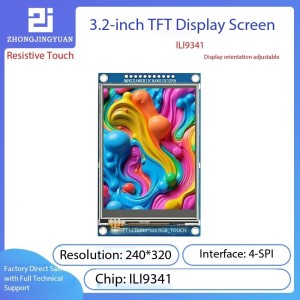 3.2-Inch TFT LCD Display Module (ILI9341 + Touch, SPI) Robotics Bangladesh