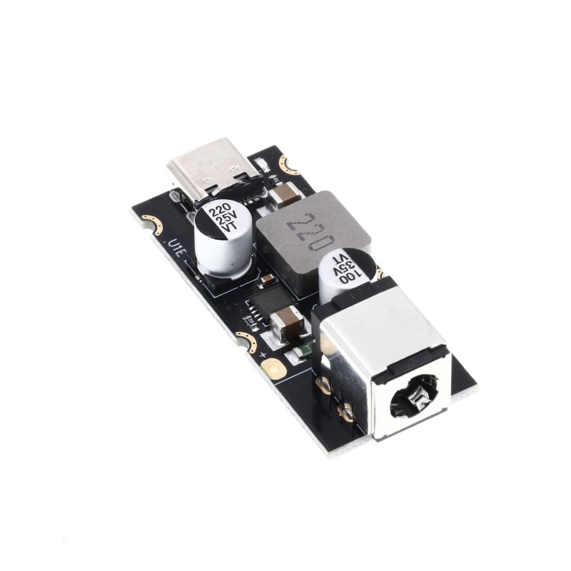 USB-C PD to DC Fast Charging Buck Module – DC5521 (2.1 mm) Robotics Bangladesh