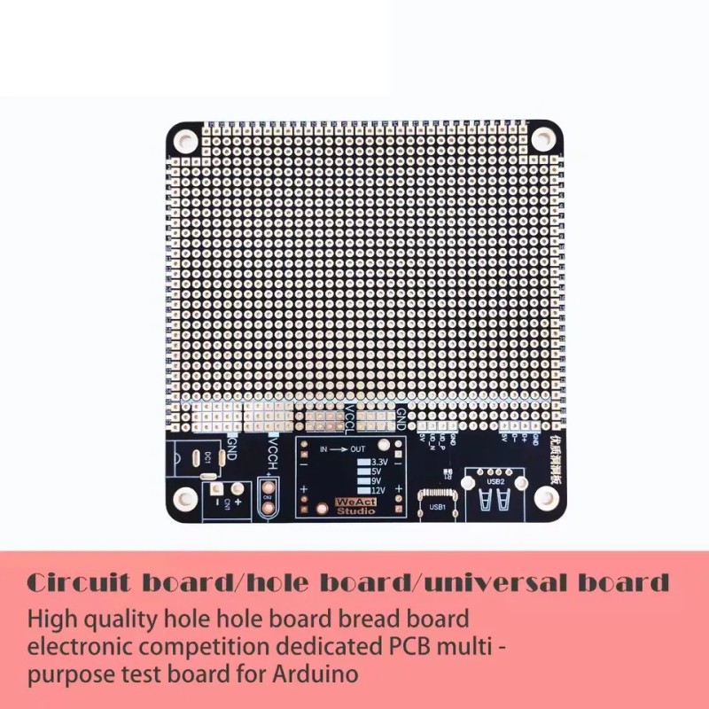 Universal Prototype Board WeAct Studio Gold-Plated Robotics Bangladesh