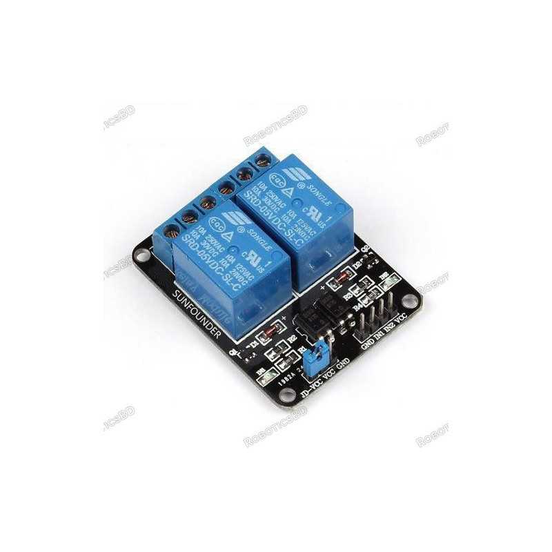 2 Channel Relay Board Module Optocoupler LED for Arduino PiC ARM 2 Channel Relay Board Module Optocoupler LED for Arduino PiC ARM