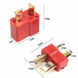 T Connector Male-Female Pair Robotics Bangladesh