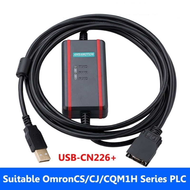 Omron PLC Programming Cable CS/CJ/CQM1H Series Download Cable USB-CN226 Robotics Bangladesh