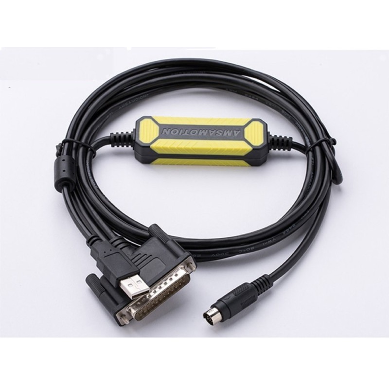 New Version USB-SC09 Mitsubishi FX/FA Series PLC Programming Cable Robotics Bangladesh