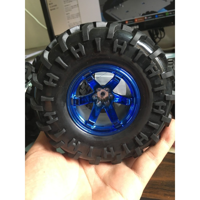 Off-Road Wheels - 130x60mm (Pair) Robotics Bangladesh