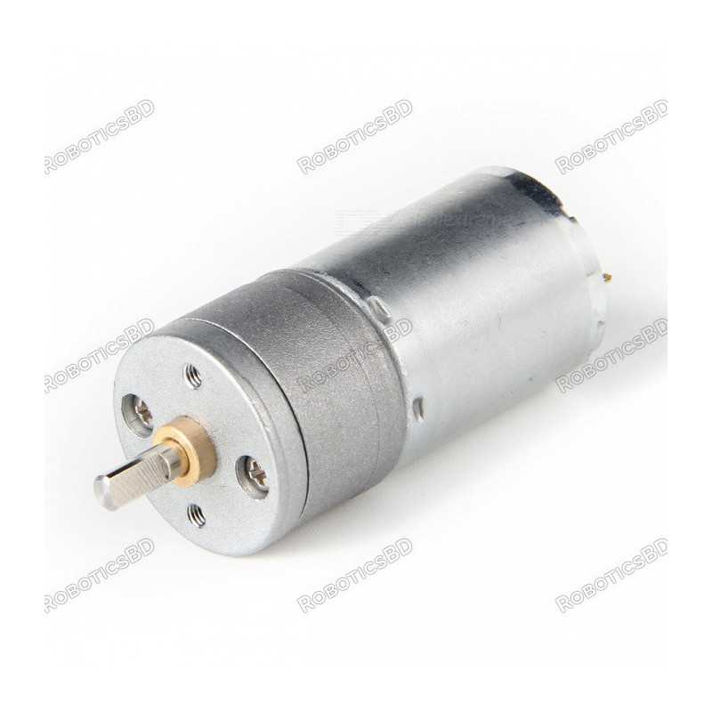 High Torque Gear Motor 12V 100RPM 25GA High Torque Gear Motor 12V 100RPM 25GA