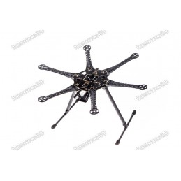 S550 Hexcopter Frame Kit With Integrated PCB 550mm (Black)