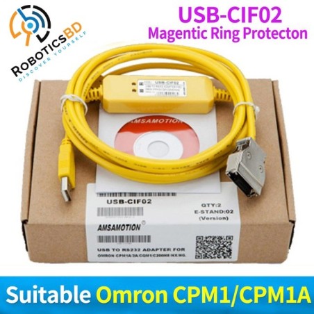 USB-CIF02 PLC Programming Cable Robotics Bangladesh