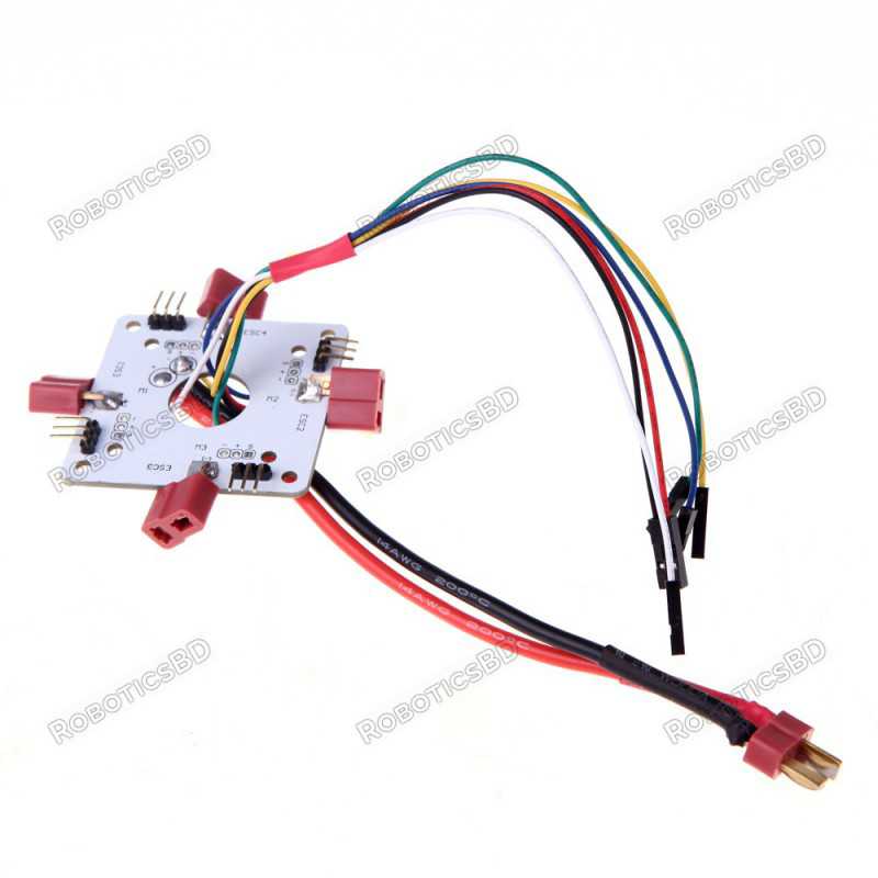 T Plug Power Distribution Board for RC Quadcopter T Plug Power Distribution Board for RC Quadcopter