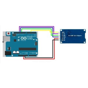 Arduino MicroSD Card Module Robotics Bangladesh