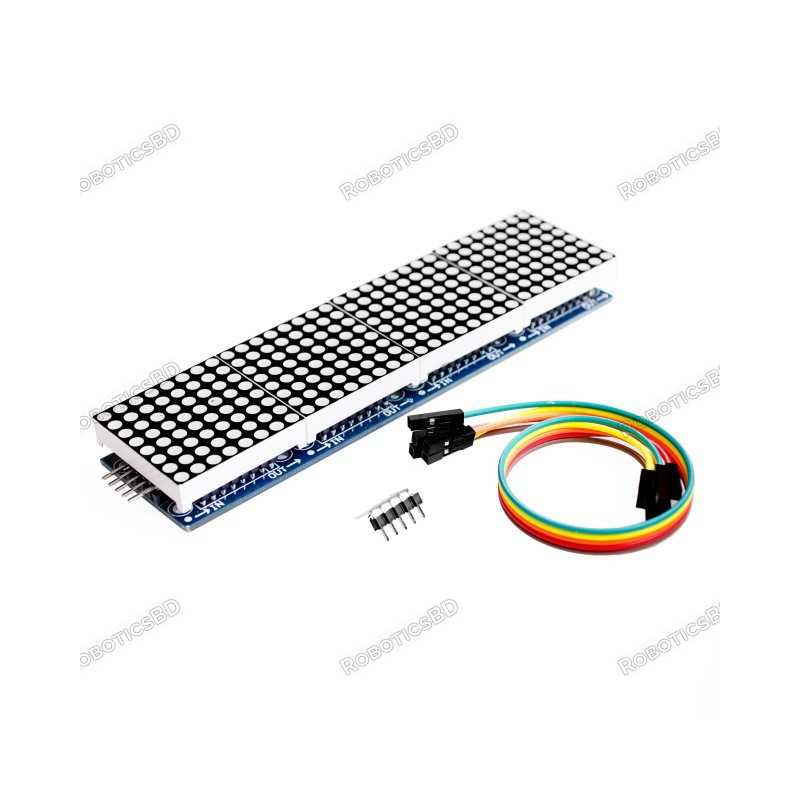 Max7219 4 Channel Dot Matrix Display Panel Max7219 4 Channel Dot Matrix Display Panel