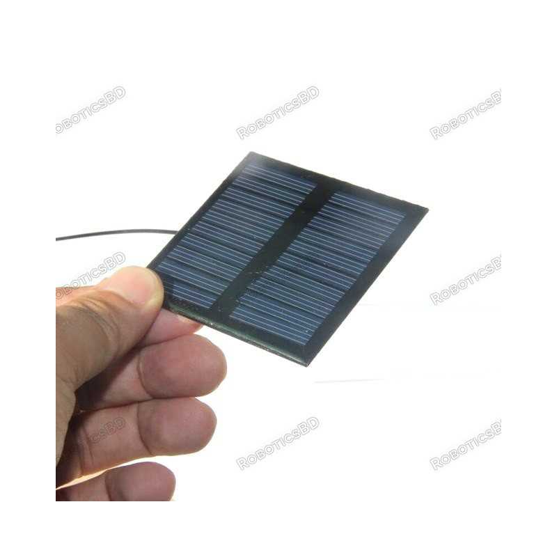 Solar Panel 60*60mm 5V, 80mA Solar Panel 60*60mm 5V, 80mA