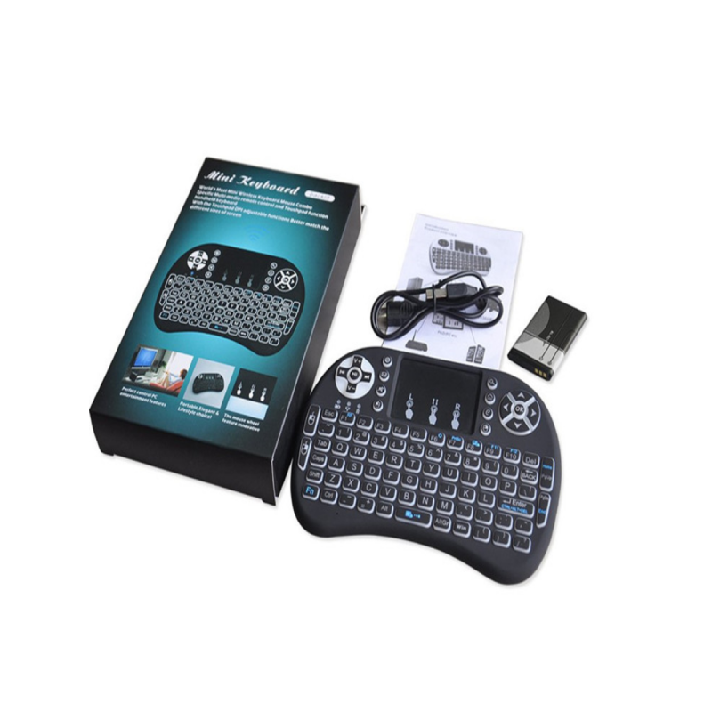Mini Wireless 2.4GHz Keyboard with Mouse Touchpad Remote Control, Backlight Robotics Bangladesh