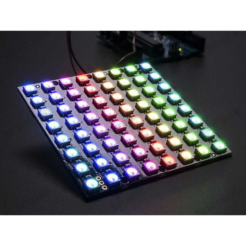 NeoPixel NeoMatrix 8x8 - 64 RGB LED Pixel Matrix WS2812 5050 RGB LED NeoPixel NeoMatrix 8x8 - 64 RGB LED Pixel Matrix WS2812 5050 RGB LED
