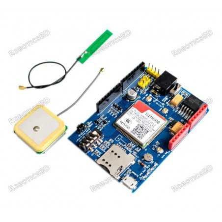 SIM808 GPRS/GSM+GPS Shield Robotics Bangladesh
