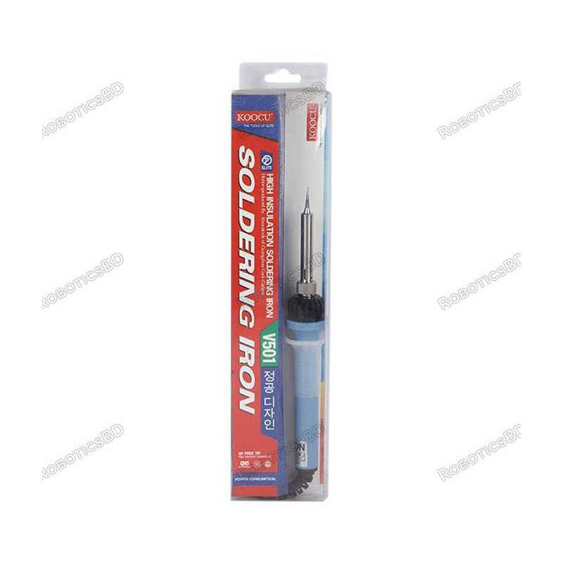 KOOCU V501 Constant Temperature Electric Soldering Iron 25W Robotics Bangladesh KOOCU V501 Constant Temperature Electric Soldering Iron 25W Robotics Bangladesh