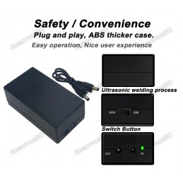 Mini DC UPS for Modem, Router, CCTV Camera 6000mA 22.