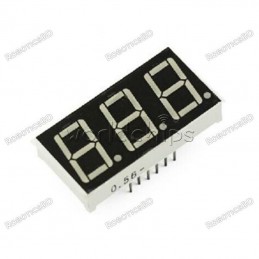 0.56 Inch 3 Digit 7 Segment LED Displays, Red Color Robotics Bangladesh
