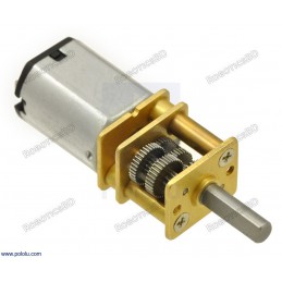 DC3-12V N20 Gear Motor & Mount Bracket & 43mm Wheel Robotics Bangladesh