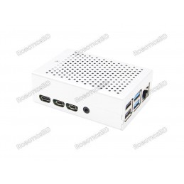 Raspberry Pi 4 Aluminum Alloy Case with Cooling Fan Robotics Bangladesh