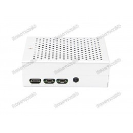 Raspberry Pi 4 Aluminum Alloy Case with Cooling Fan Robotics Bangladesh