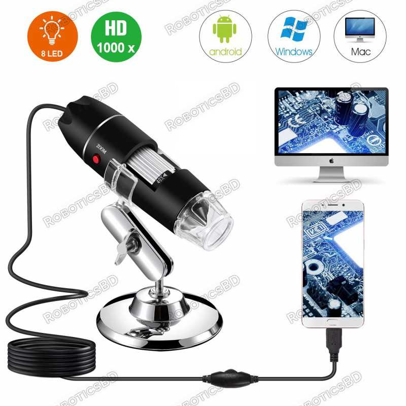 USB Digital Microscope 1000X Robotics Bangladesh USB Digital Microscope 1000X Robotics Bangladesh