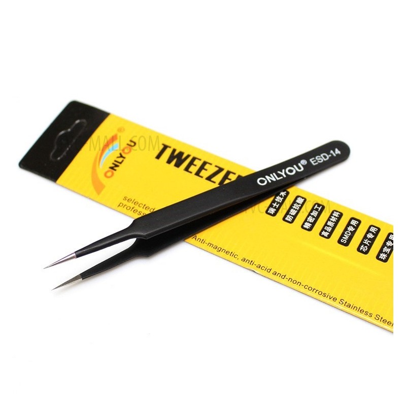 Anti-static Stainless Steel High Precision Professional Tweezers Robotics Bangladesh