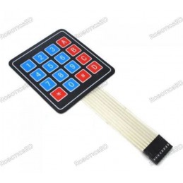 4x4 Keypad - 16 Key - Matrix Membrane Type Robotics Bangladesh