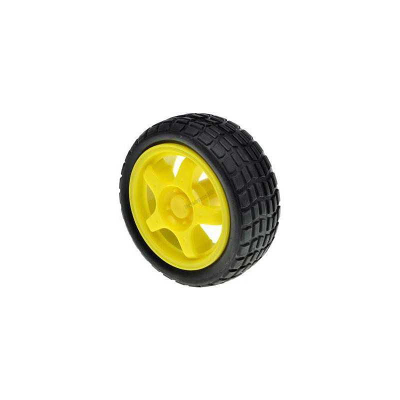 Yellow Plastic Mag Wheel Soft Tire Robotics Bangladesh Yellow Plastic Mag Wheel Soft Tire Robotics Bangladesh