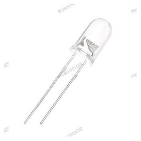 IR Infrared Transmitter - White (5mm) Robotics Bangladesh