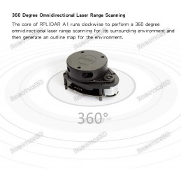 Slamtec RPLIDAR A1 2D 360 Degree 12 Meters LIDAR Sensor Robotics Bangladesh