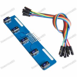 Line Following Sensor 5 Array Robotics Bangladesh