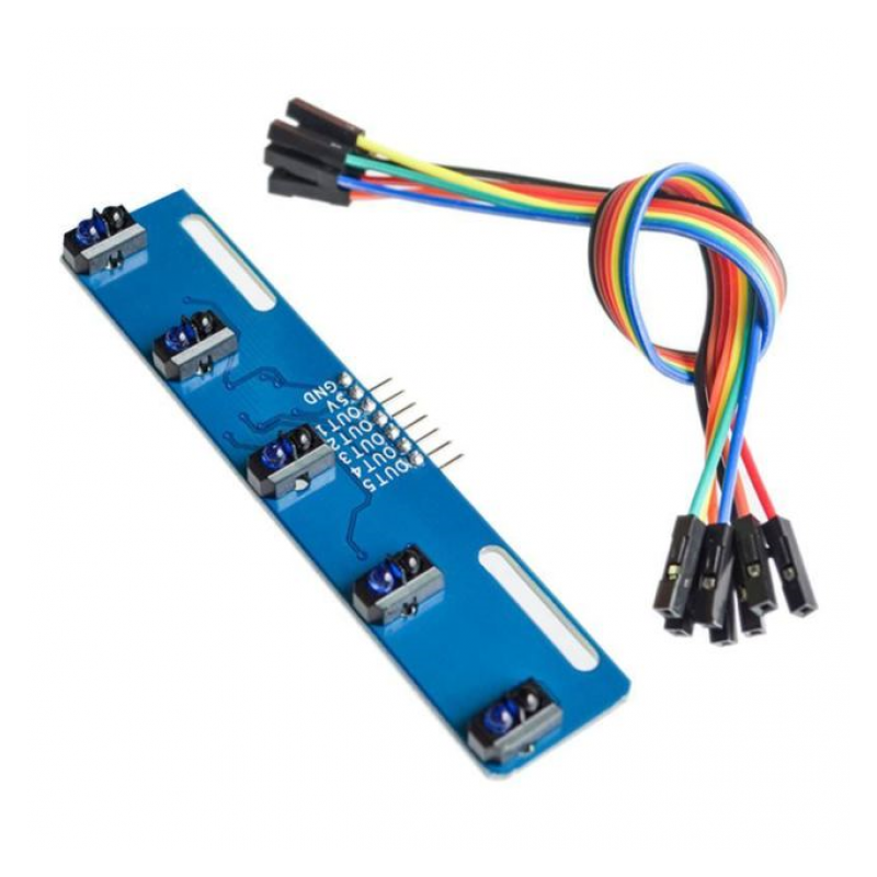 Line Following Sensor 5 Array Robotics Bangladesh