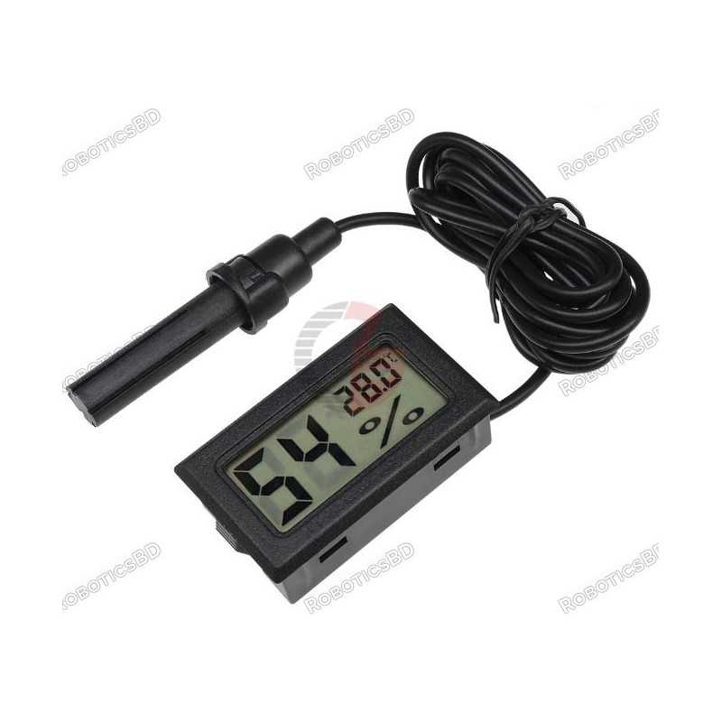 Digital Temperature Humidity Meter with LCD Robotics Bangladesh Digital Temperature Humidity Meter with LCD Robotics Bangladesh
