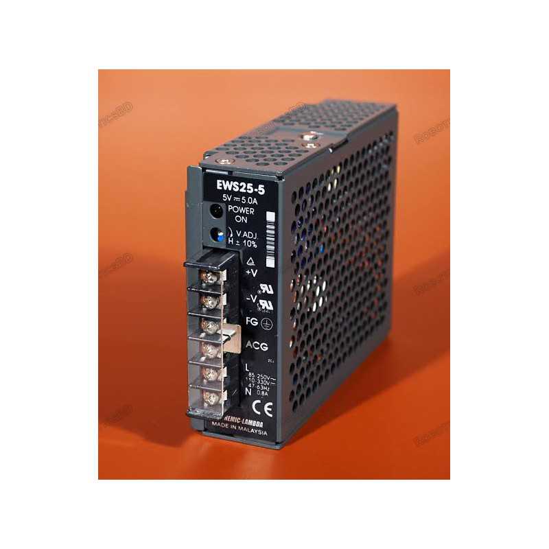 Nemic Lambda EWS-25-5 Power Supply 5VDC 5. Nemic Lambda EWS-25-5 Power Supply 5VDC 5.