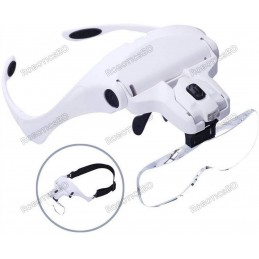 Headband Magnifier Glasses With LED Light Robotics Bangladesh