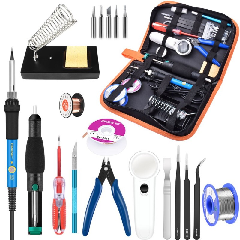 Soldering Iron Kit 21-in-1 with PU Bag Robotics Bangladesh