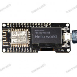 NodeMCU ESP8266 with 0.96 Inch OLED Module Development Board Robotics Bangladesh