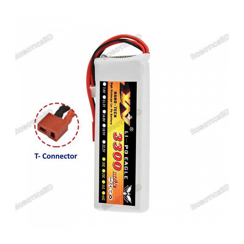 Lipo Battery 3300mAh 11.1V 3S Robotics Bangladesh Lipo Battery 3300mAh 11.1V 3S Robotics Bangladesh