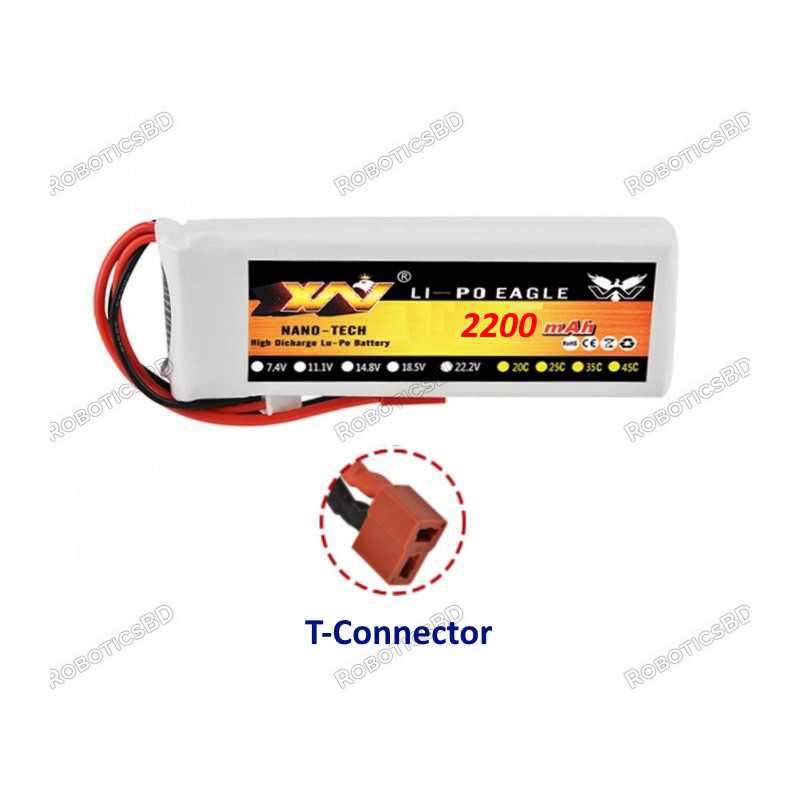 Lipo Battery 2200mAh 11.1V 3S Robotics Bangladesh Lipo Battery 2200mAh 11.1V 3S Robotics Bangladesh