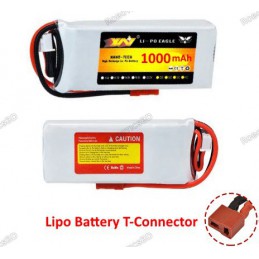 Lipo Battery 1000mAh 7.4V 2S Robotics Bangladesh