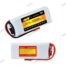 Lipo Battery 1500mAh 7.4V 2S Robotics Bangladesh
