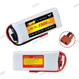 Lipo Battery 1500mAh 7.4V 2S Robotics Bangladesh