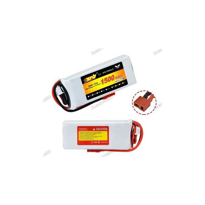 Lipo Battery 1500mAh 7.4V 2S Robotics Bangladesh Lipo Battery 1500mAh 7.4V 2S Robotics Bangladesh