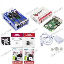 Raspberry Pi 3 Model B+ Complete Set (Made in UK) Robotics Bangladesh