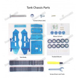 XIAOR Tracked Tank Chassis Robotics Bangladesh