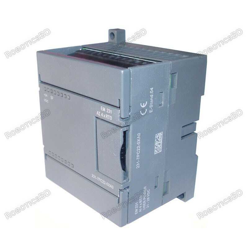S7-200 4RTD EM231 Analog Expansion Module 6ES7 231-7PC22-0XA0 Robotics Bangladesh S7-200 4RTD EM231 Analog Expansion Module 6ES7 231-7PC22-0XA0 Robotics Bangladesh